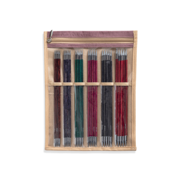 KnitPro Royale - Set med strumpstickor (5 st, 15 cm)